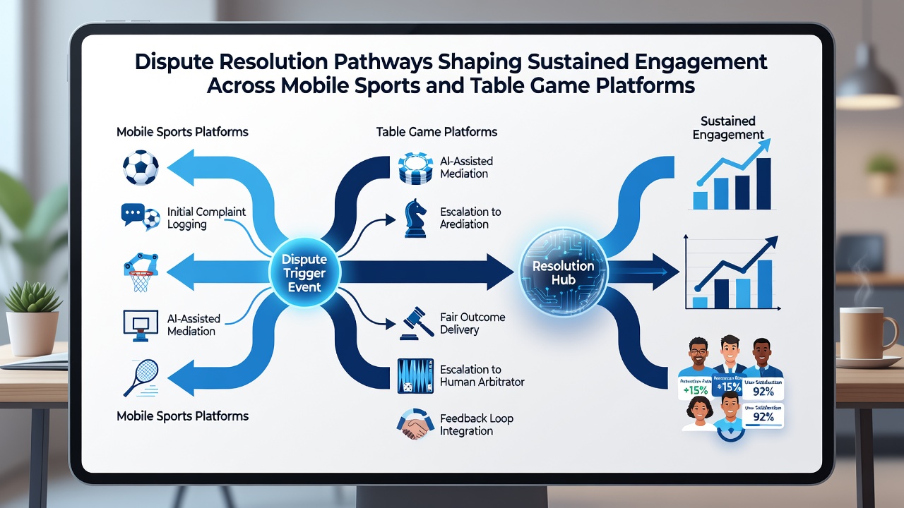 Dashboard view of a table game app showing resolved dispute case and user engagement metrics