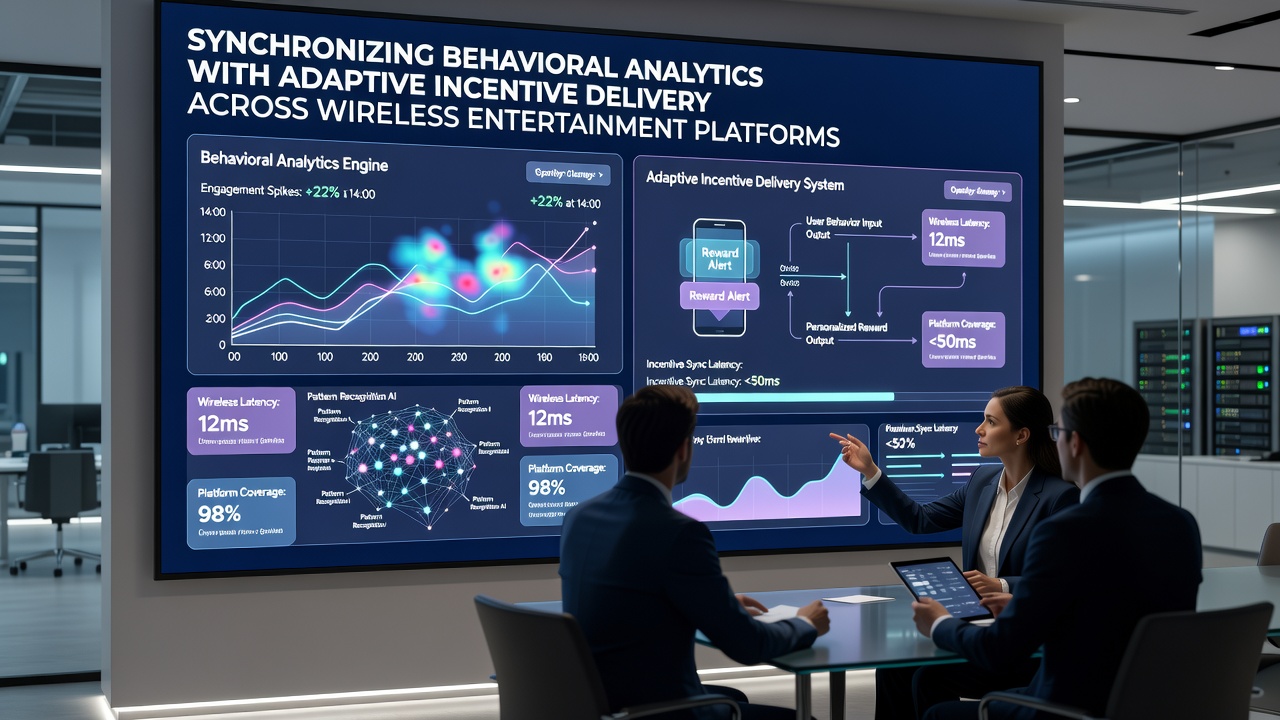 Mobile device interface displaying adaptive incentives triggered by real-time behavioral analytics on a wireless gaming platform